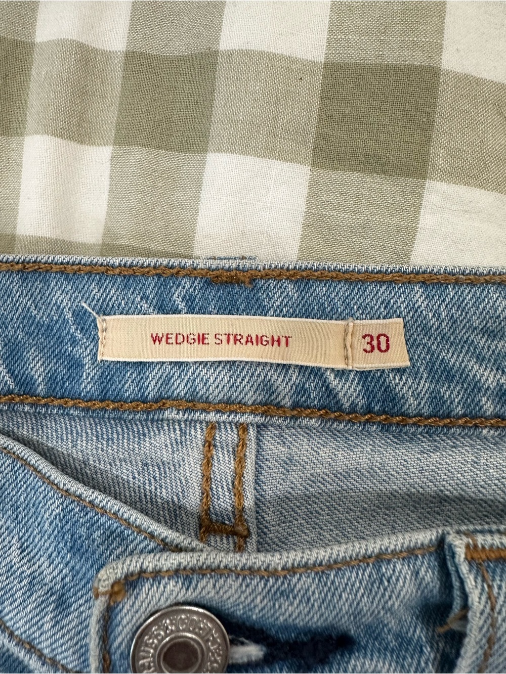 Levi’s Wedgie Straight Jeans 30 - Picture 3 of 3